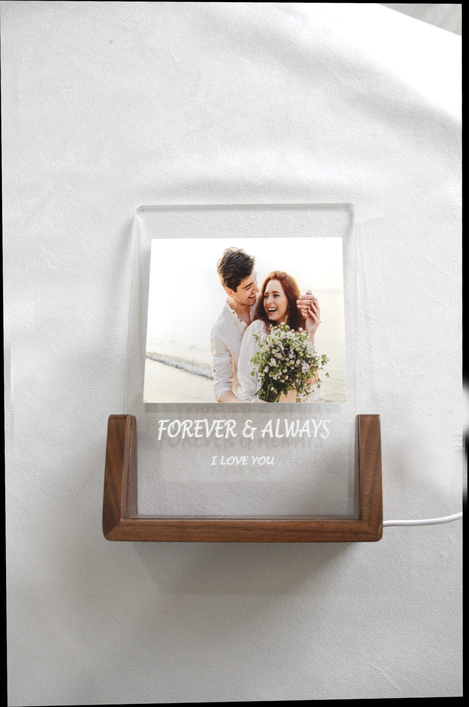 Personalized Acrylic Photo Night Light - Image 6