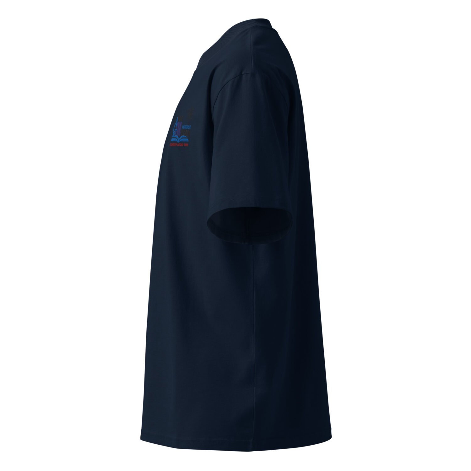 Unisex organic oversized high neck t-shirt - Image 6