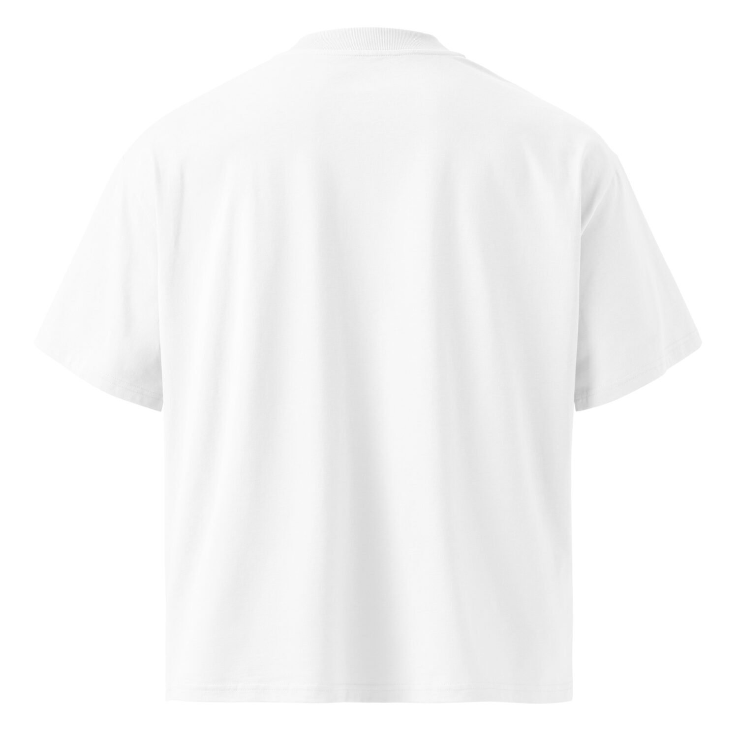 Unisex organic oversized high neck t-shirt - Image 8