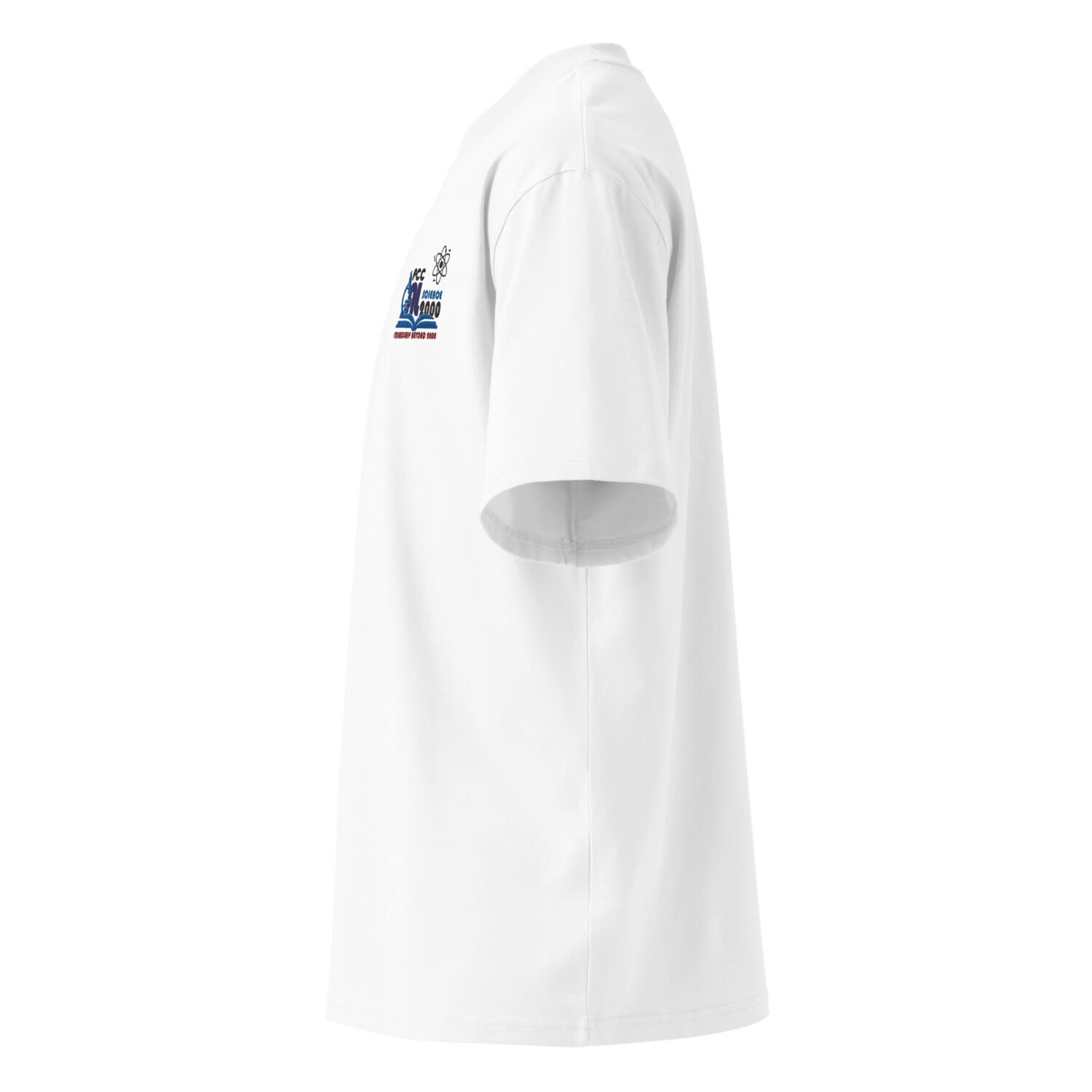 Unisex organic oversized high neck t-shirt - Image 10