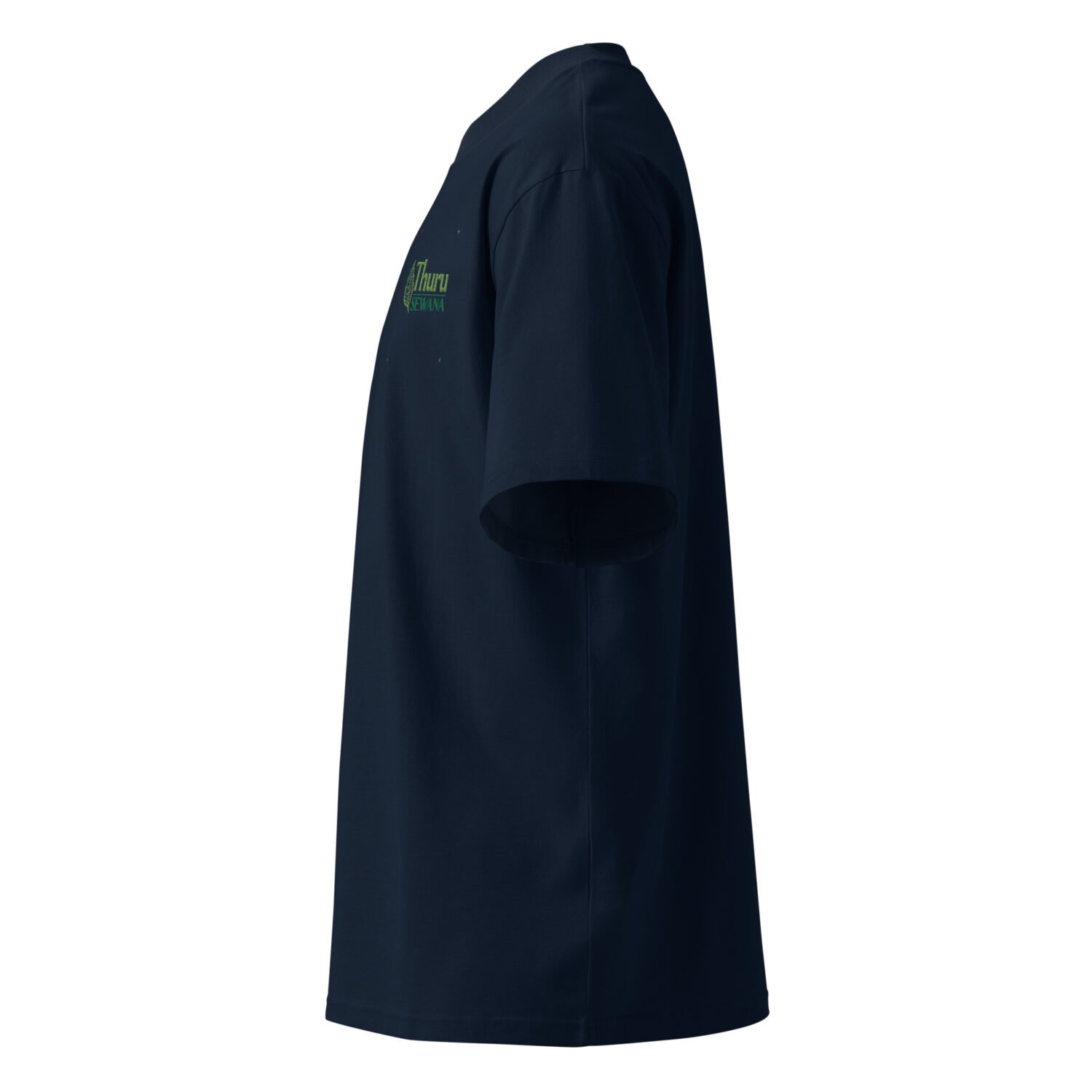 Unisex organic oversized high neck t-shirt - Image 7