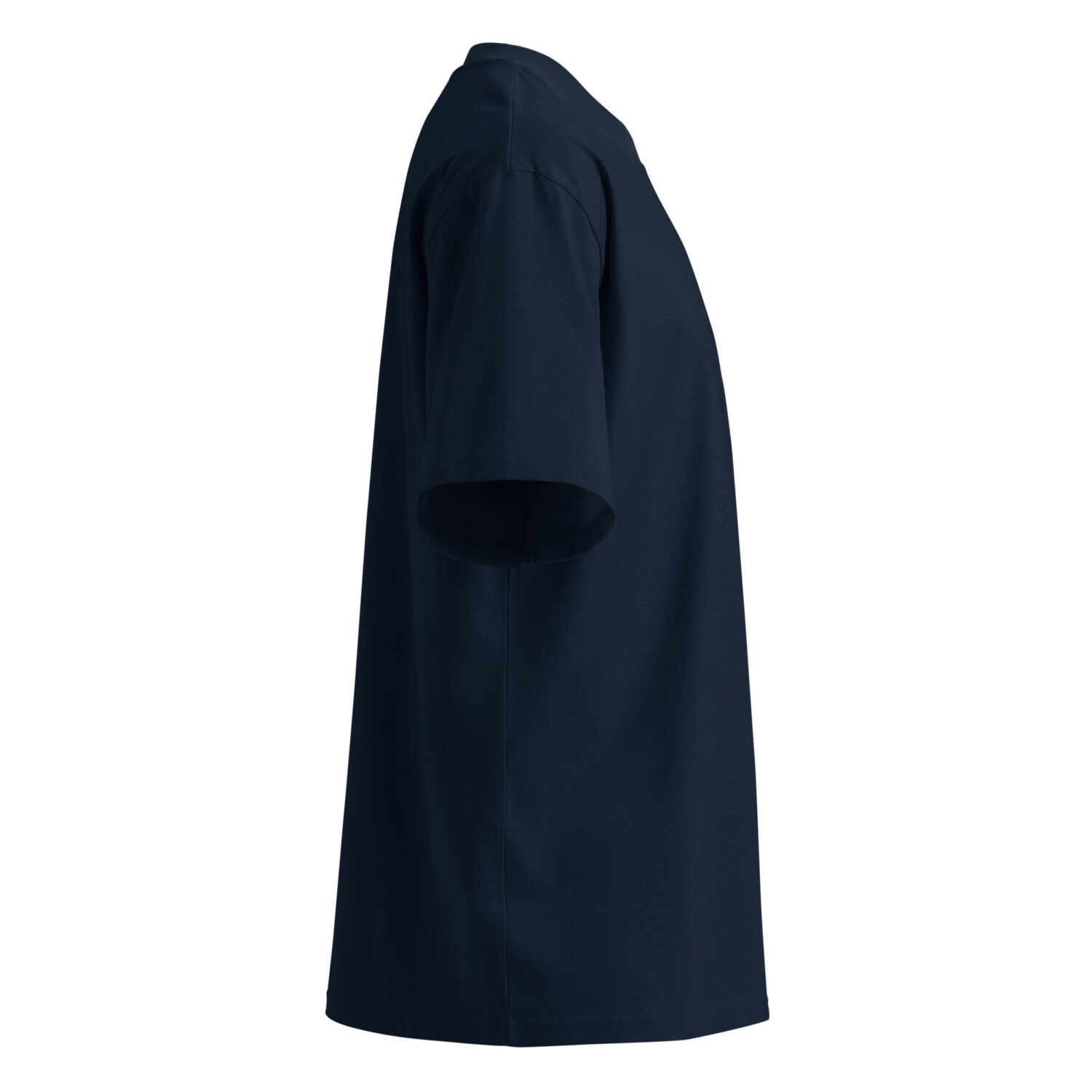 Unisex organic oversized high neck t-shirt - Image 6