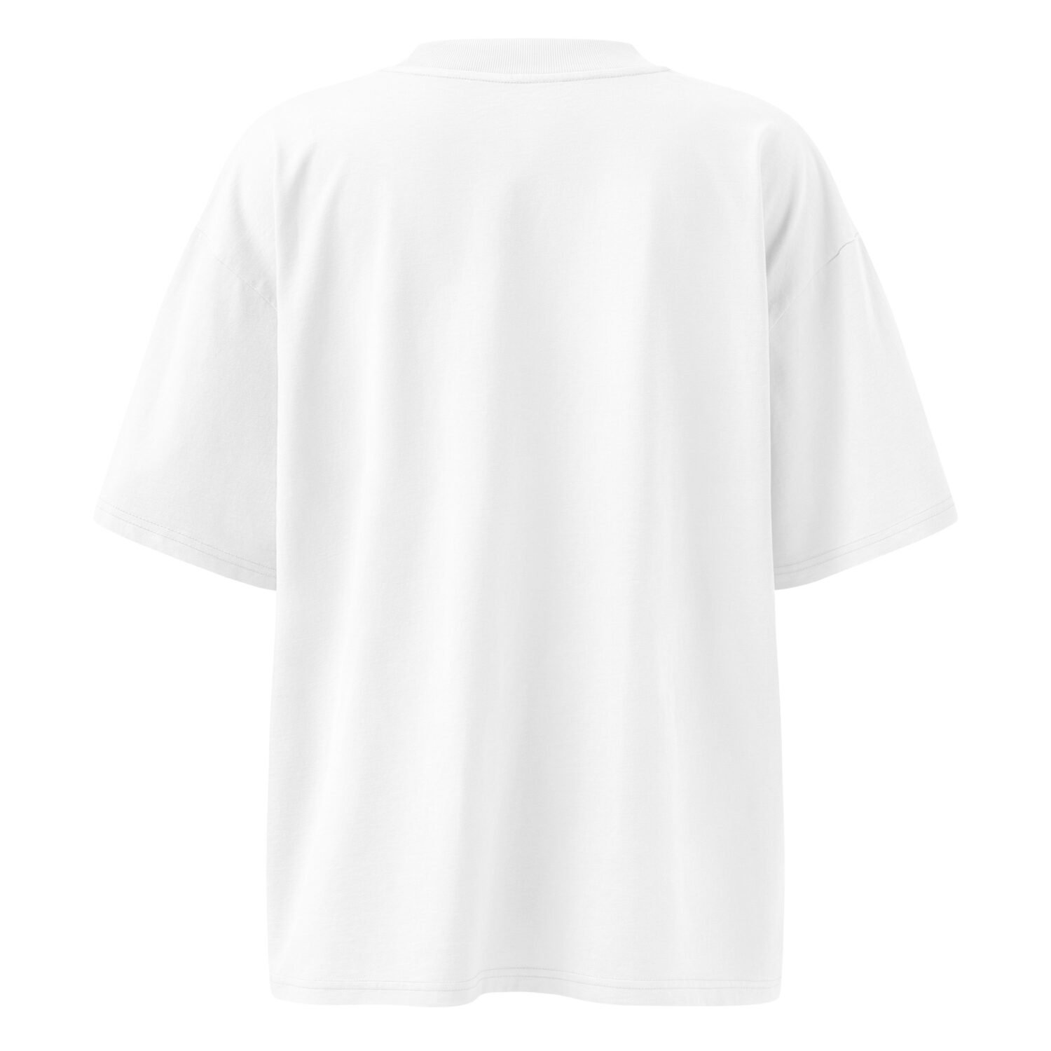 Unisex organic oversized high neck t-shirt - Image 2