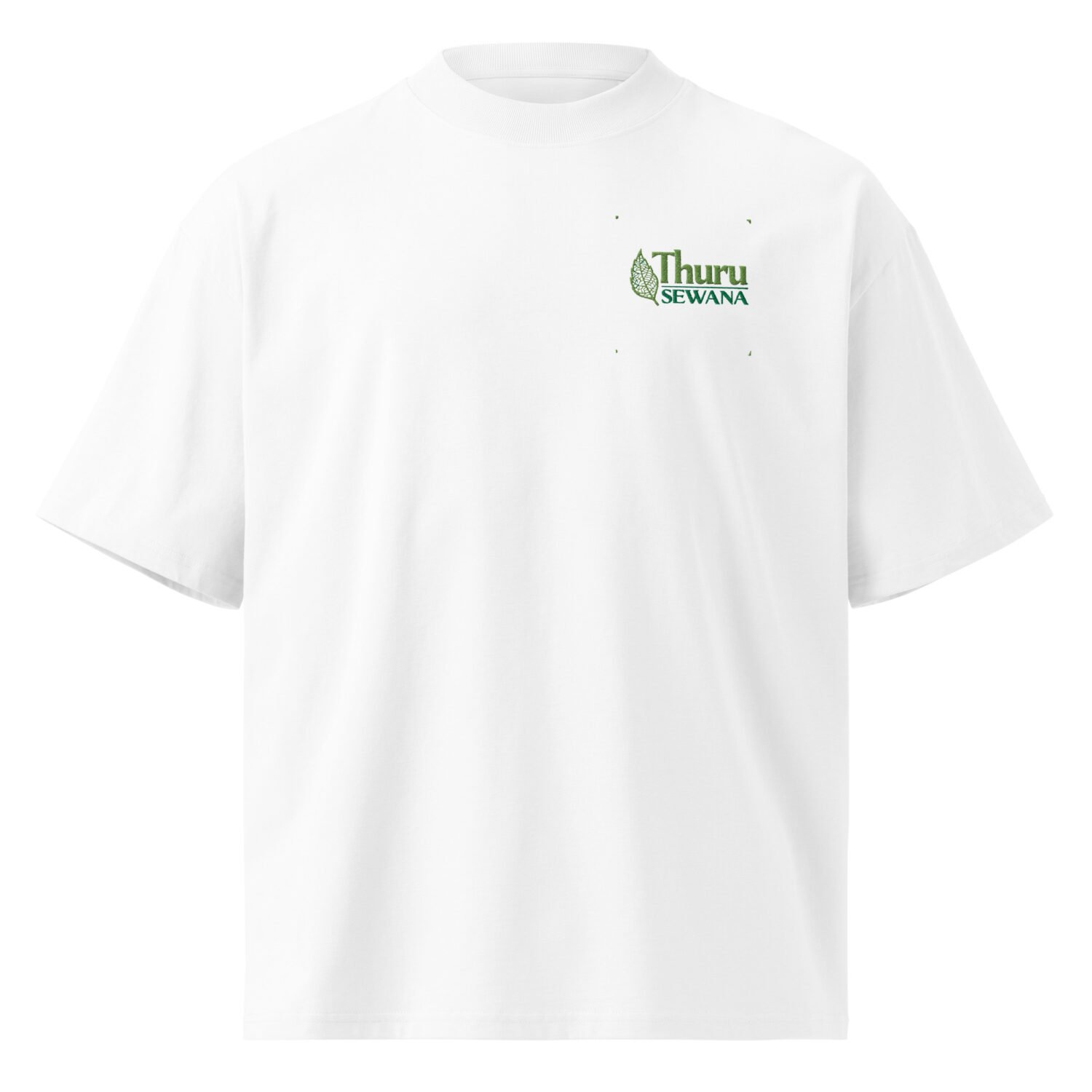 Unisex organic oversized high neck t-shirt - Image 8