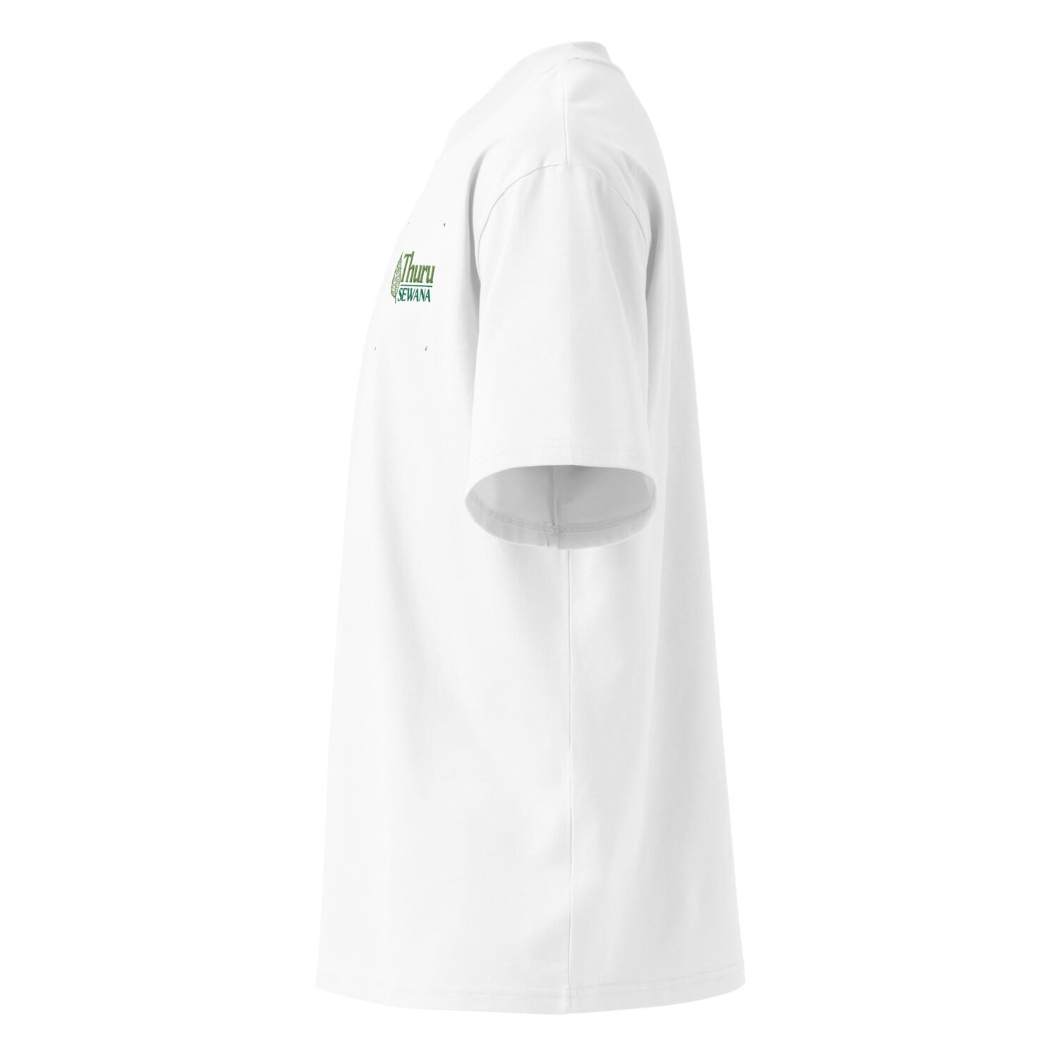 Unisex organic oversized high neck t-shirt - Image 11